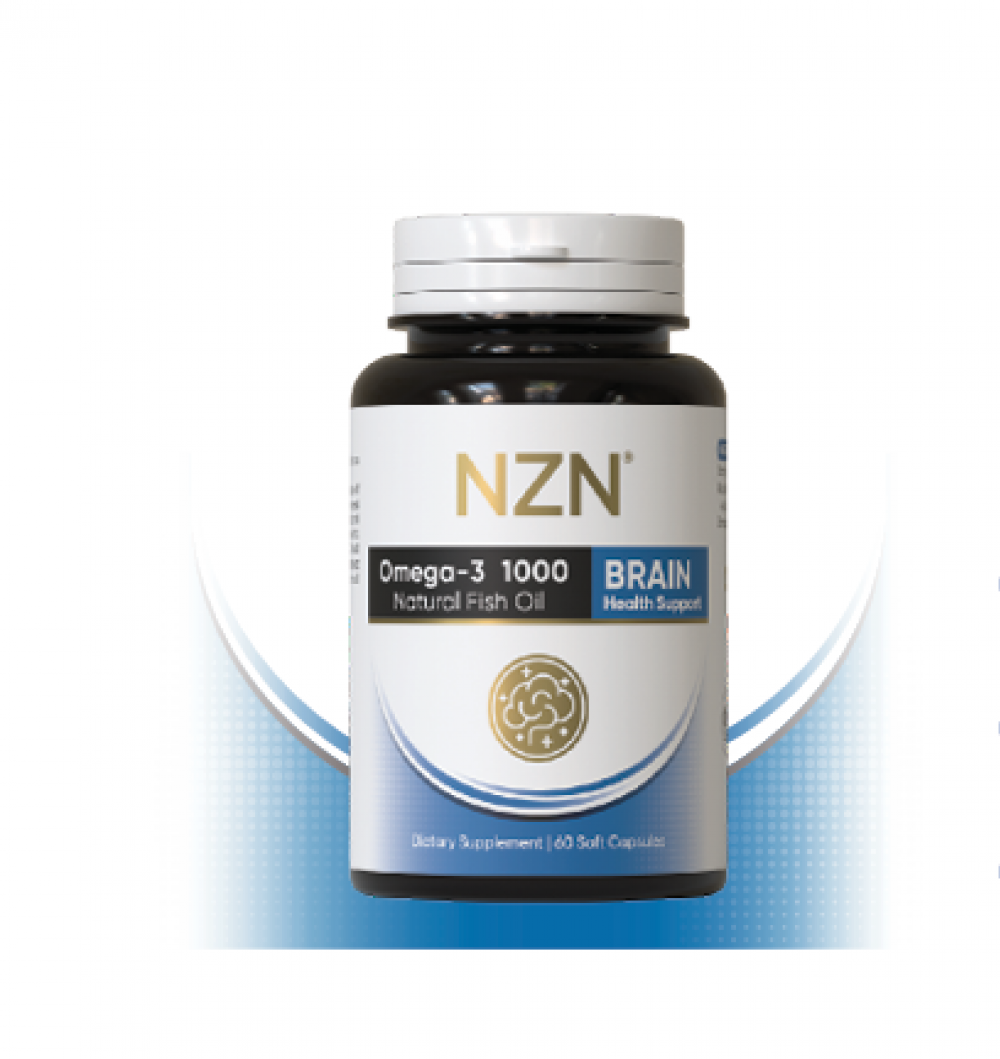 【NZN买三赠一】 NZN 高纯度深海鱼油胶囊 – 每粒1000mg (60粒/瓶)