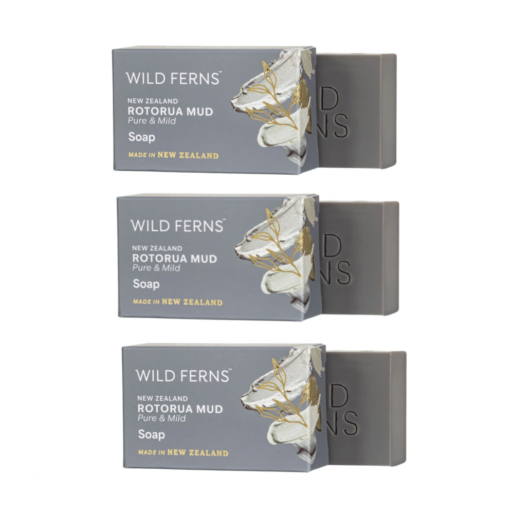 【Parrs满$80赠礼盒+买三赠一可混搭】 Parrs帕氏 罗托鲁瓦火山泥香皂 100g（3个装）
