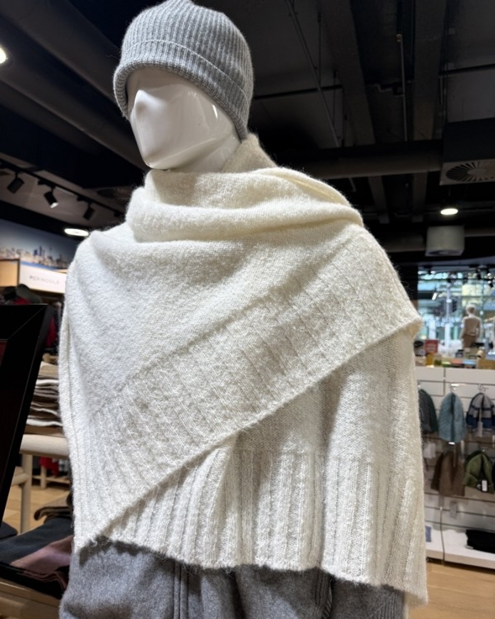 Kapeka 羊驼毛休闲大披肩/围毯（3色可选）