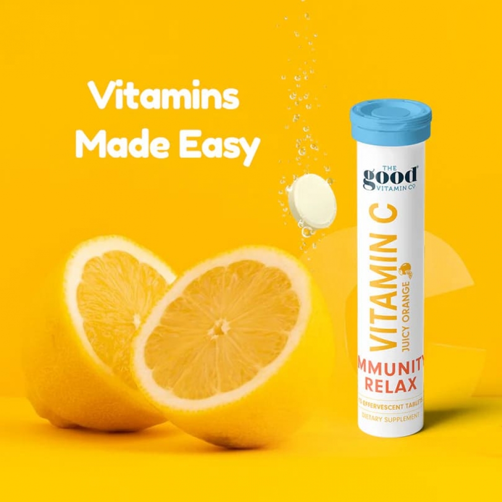 Good 维生素C免疫舒缓泡腾片（橙味 15 片装）