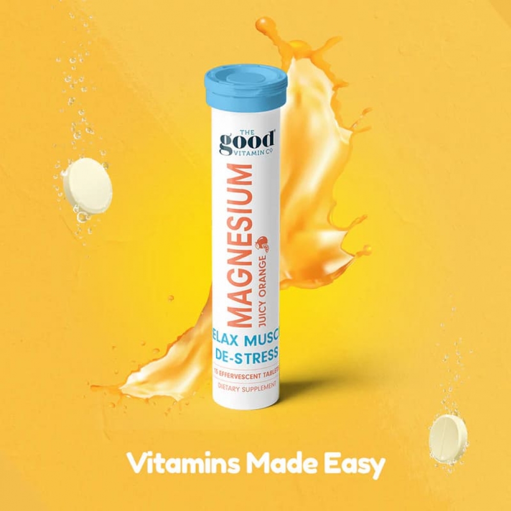 Good Magnesium 活力镁泡腾片（橙味）15片/管