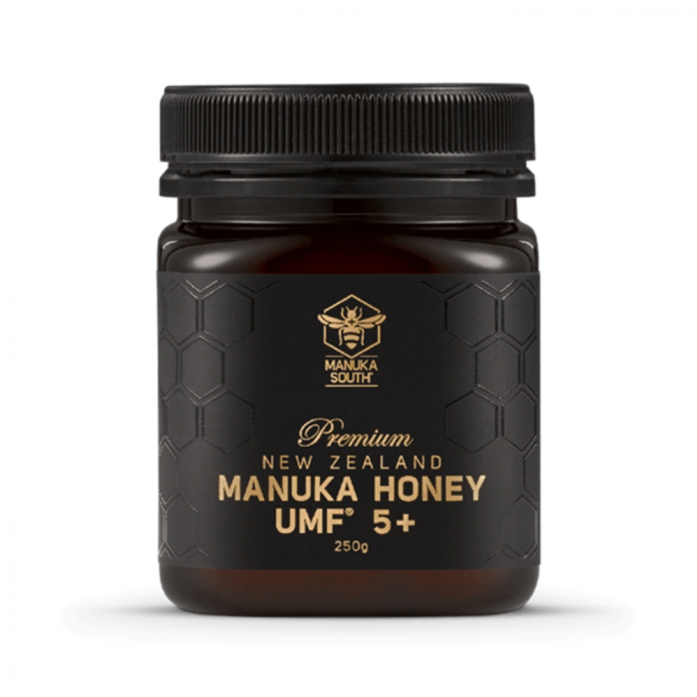 【同品牌满200纽币送15+口腔喷雾】 Manuka South麦卢卡蜂蜜5+ 250克