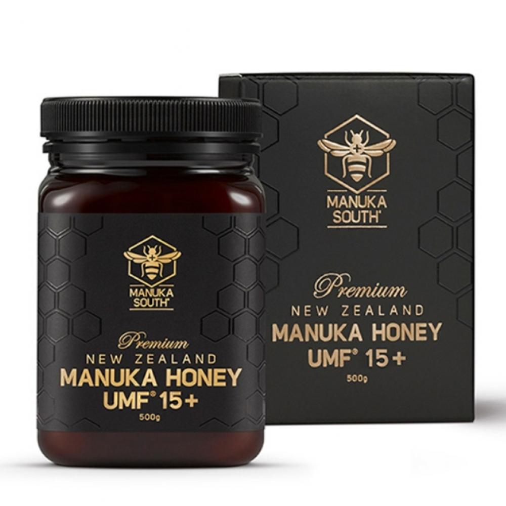 【同品牌满200纽币送15+口腔喷雾】 Manuka South 麦卢卡蜂蜜 UMF15+ 500克装