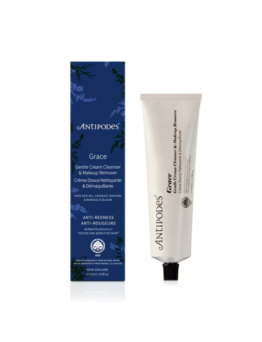 【安媞珀买三赠一可混搭】 Antipodes Grace 柔嫩有机温和洁面卸妆乳 120ml（新版）