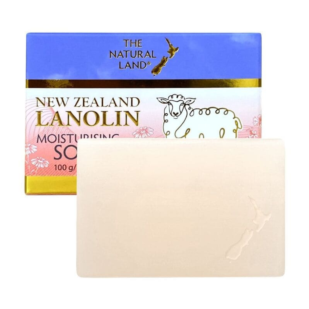 The Natural Land 绵羊油麦卢卡蜂蜜滋润香皂 100g