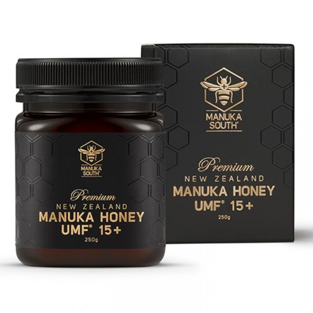 【同品牌满200纽币送15+口腔喷雾】 Manuka South 麦卢卡蜂蜜 UMF15+ 250克装