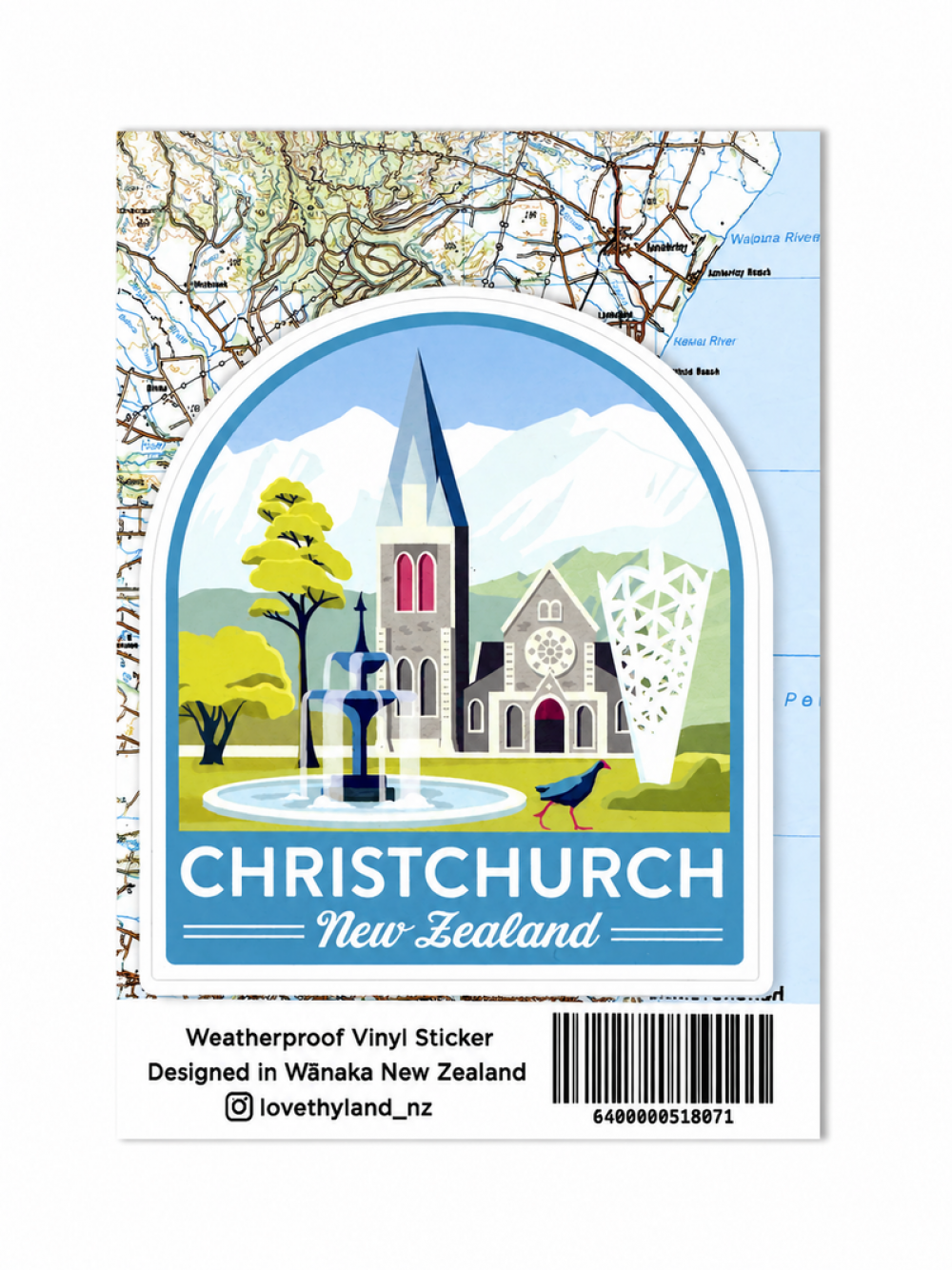 新西兰Christchurch Cathedral 基督城大教堂贴纸