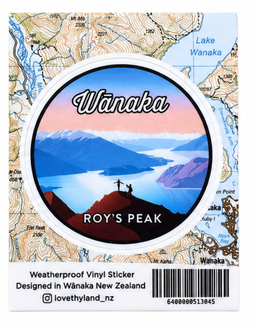 新西兰Wanaka Roys Peak 瓦纳卡罗伊峰贴纸