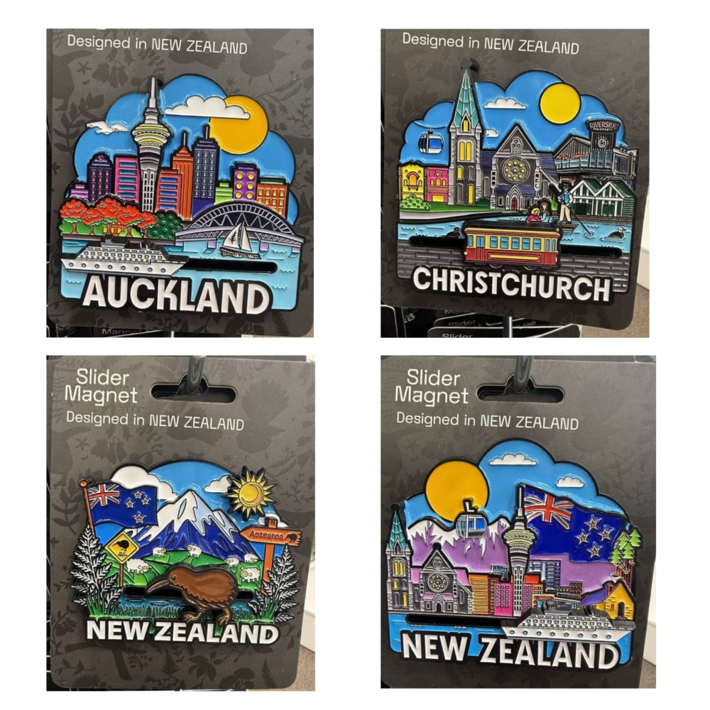 新西兰主题特色冰箱贴 - 滑动磁铁（多款可选）