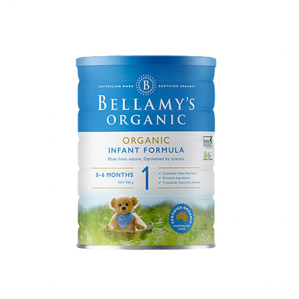 【包邮】贝拉米Bellamy有机婴儿奶粉一段6罐