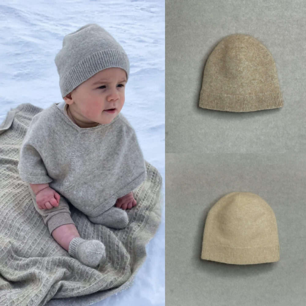 Kapeka美利诺 婴儿羊毛经典帽子（两色可选）专为0-12月BABY设计
