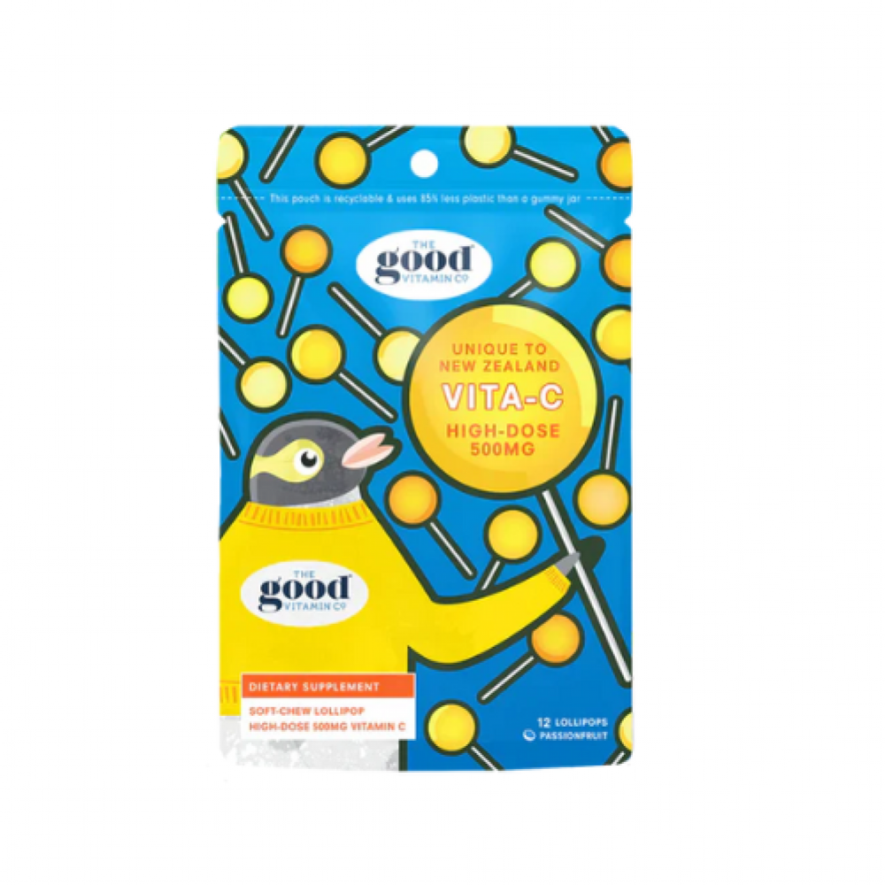 Good Vitamin 儿童维他命C棒棒糖软嚼糖 12支装