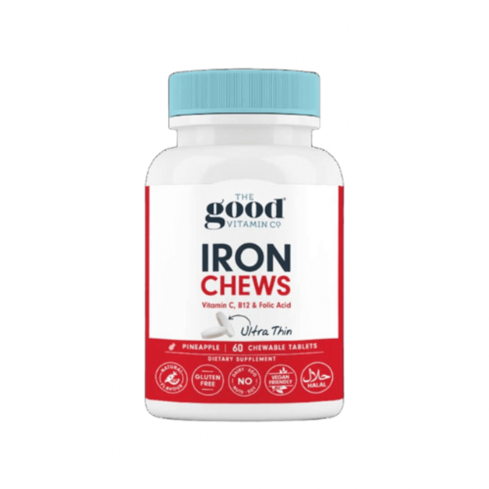 Good 超薄咀嚼铁片+维生素C 60粒