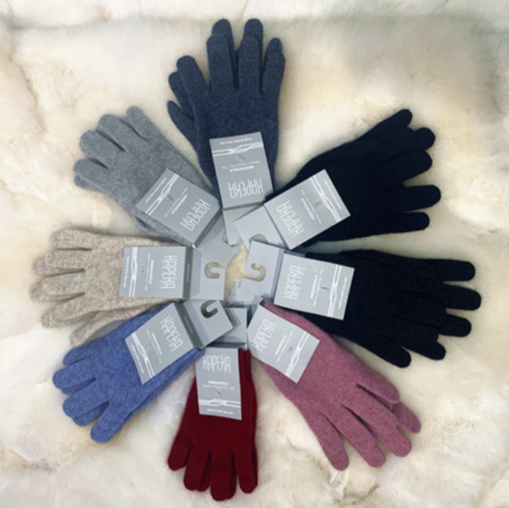 【KAPEKA买四赠一可混搭】 新西兰超精细美丽诺羊毛手套(多色可选)