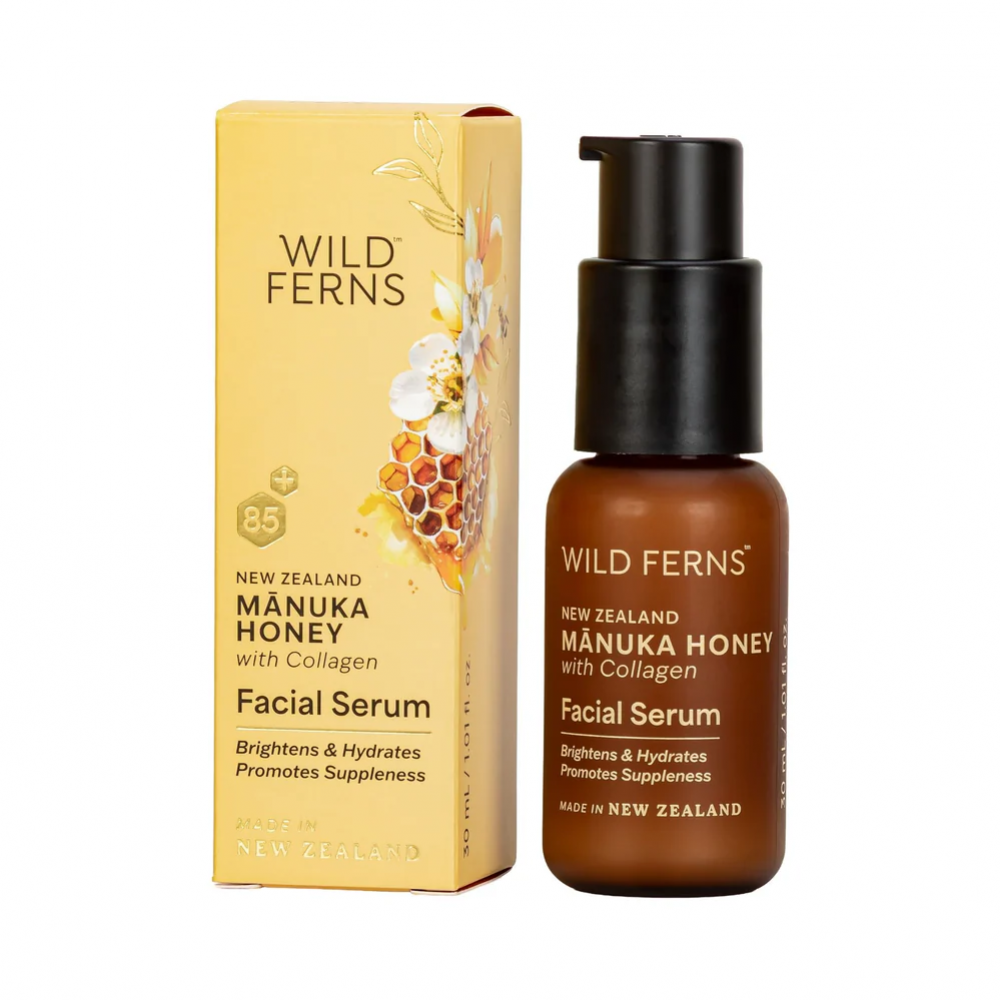 【Parrs满$80赠礼盒+买三赠一可混搭】 Parrs 帕氏 Wild Ferns 麦卢卡蜂蜜焕颜面部精华 30ml