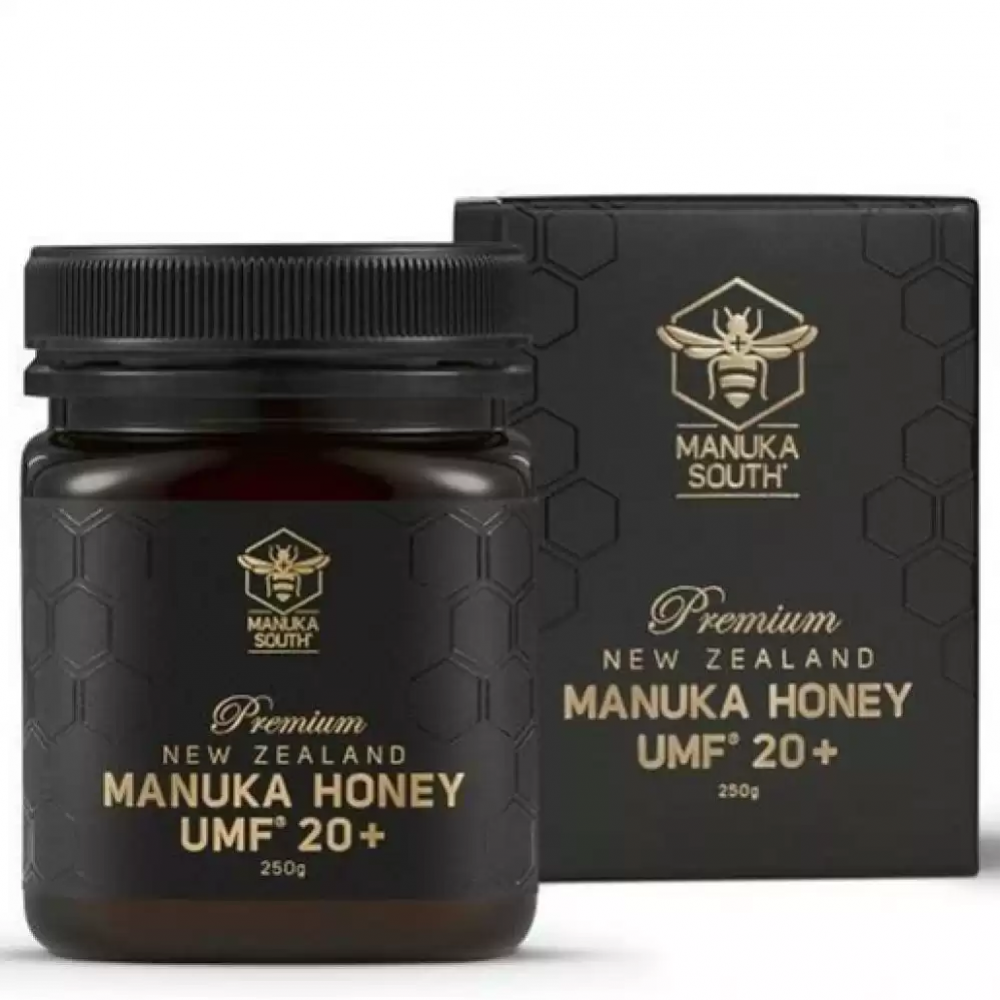 【同品牌满1000纽币送5+麦卢卡蜂蜜】 Manuka South 麦卢卡蜂蜜 UMF20+ 250克装