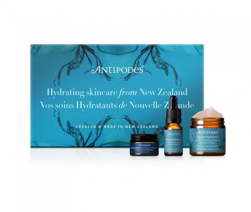 Antipodes 水润焕活护肤礼盒 3件套（补水凝露/保湿精华/修护晚霜）