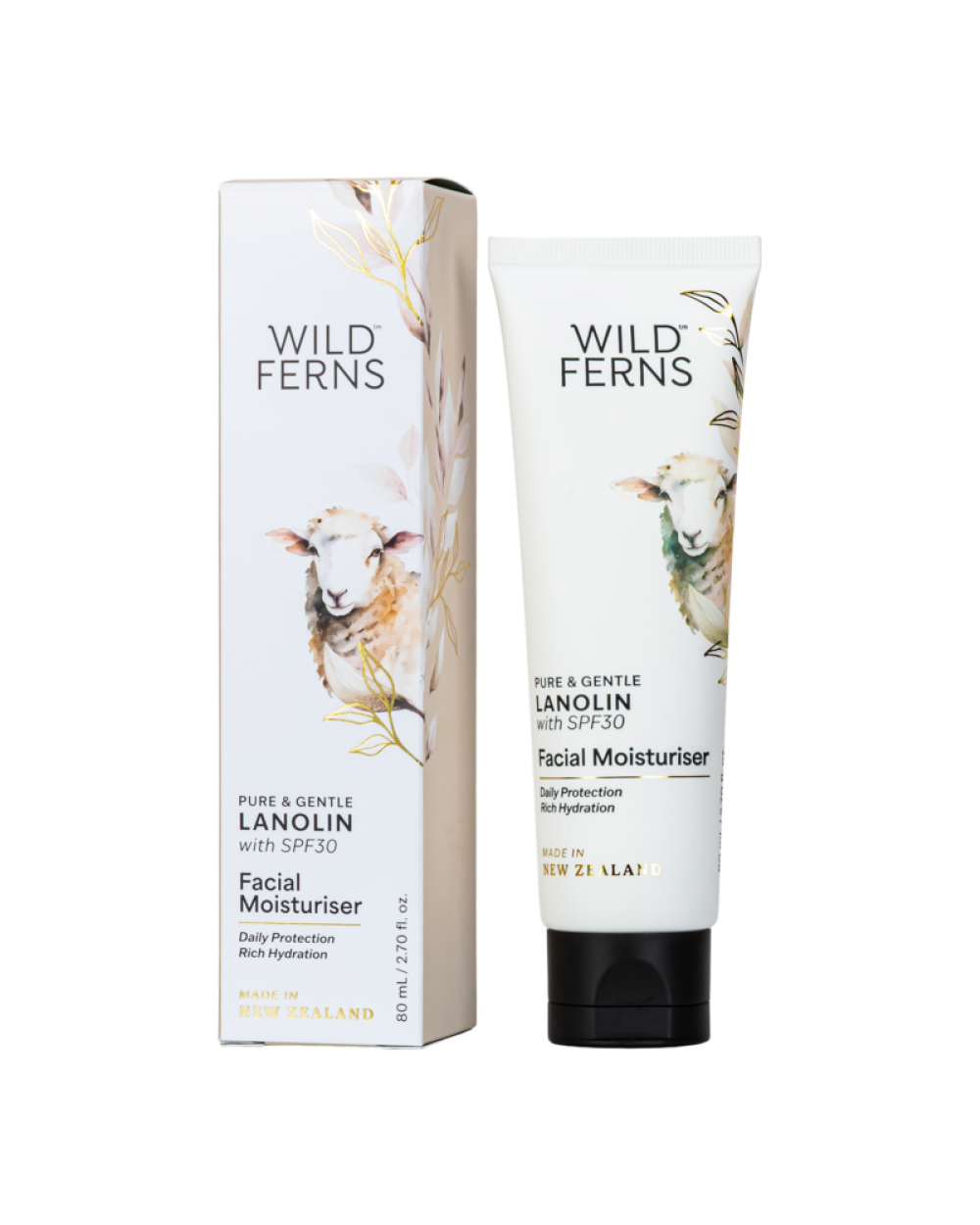Parrs 帕氏  绵羊油防晒保湿面霜 SPF30 80ml
