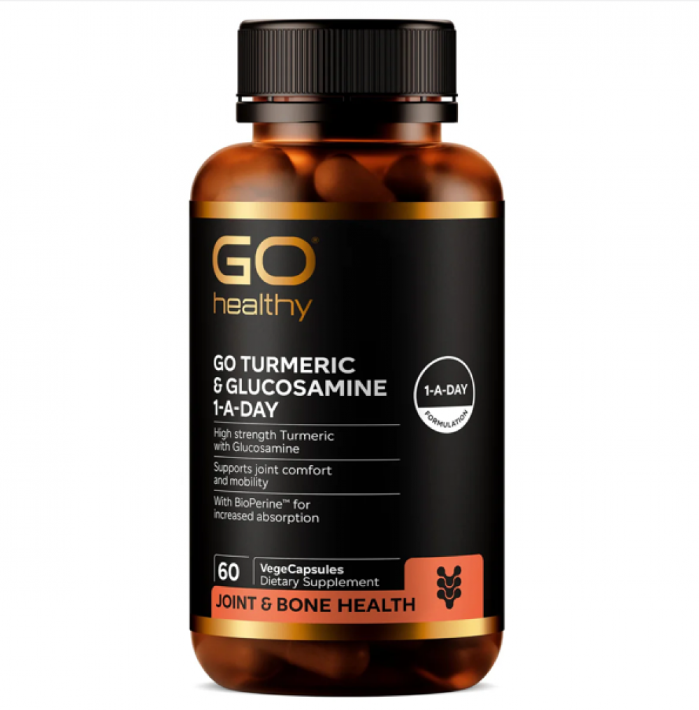 GO Healthy 姜黄素葡萄糖胺胶囊  60粒