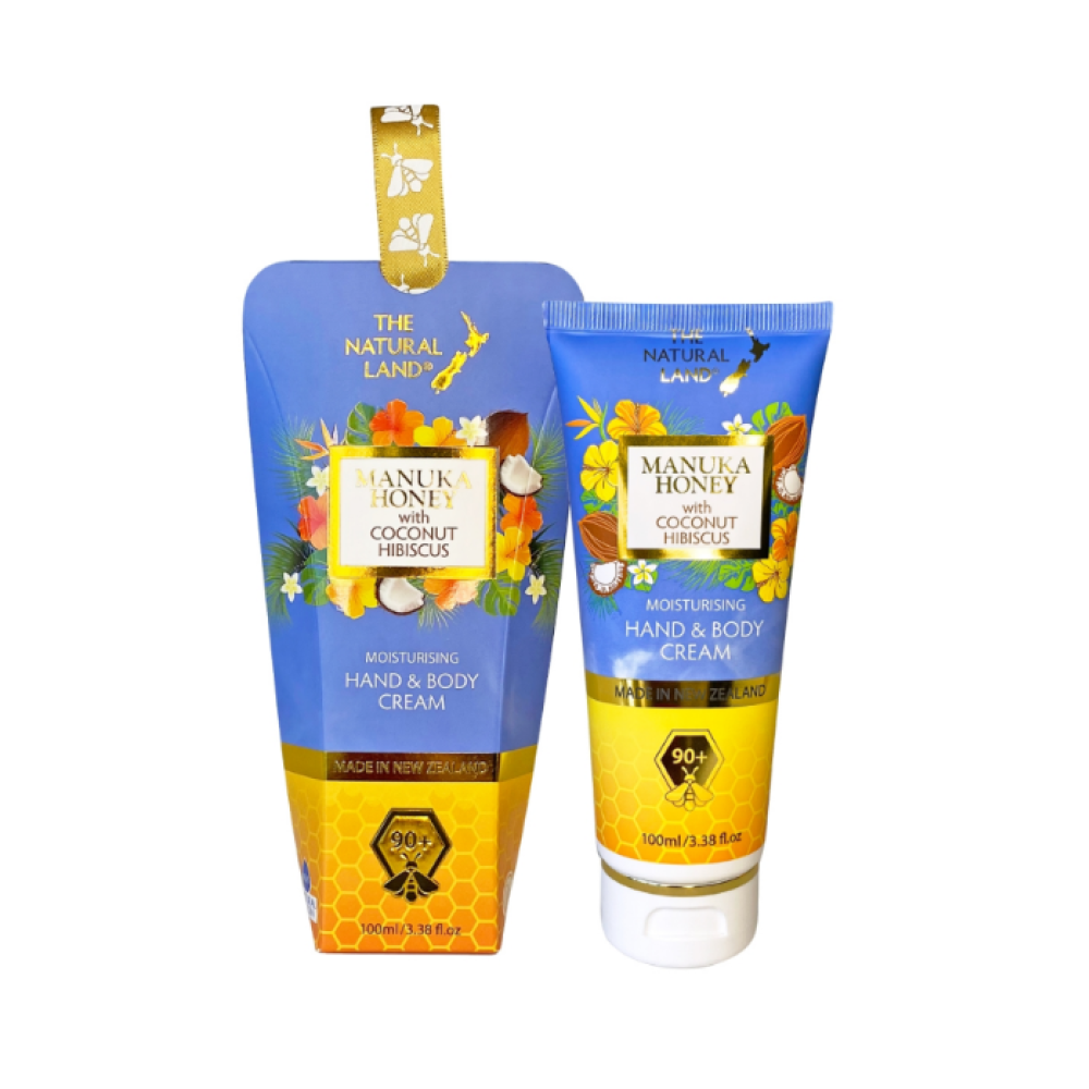 The Natural Land 麦卢卡蜂蜜椰子木槿花滋润护手身体霜 100ml