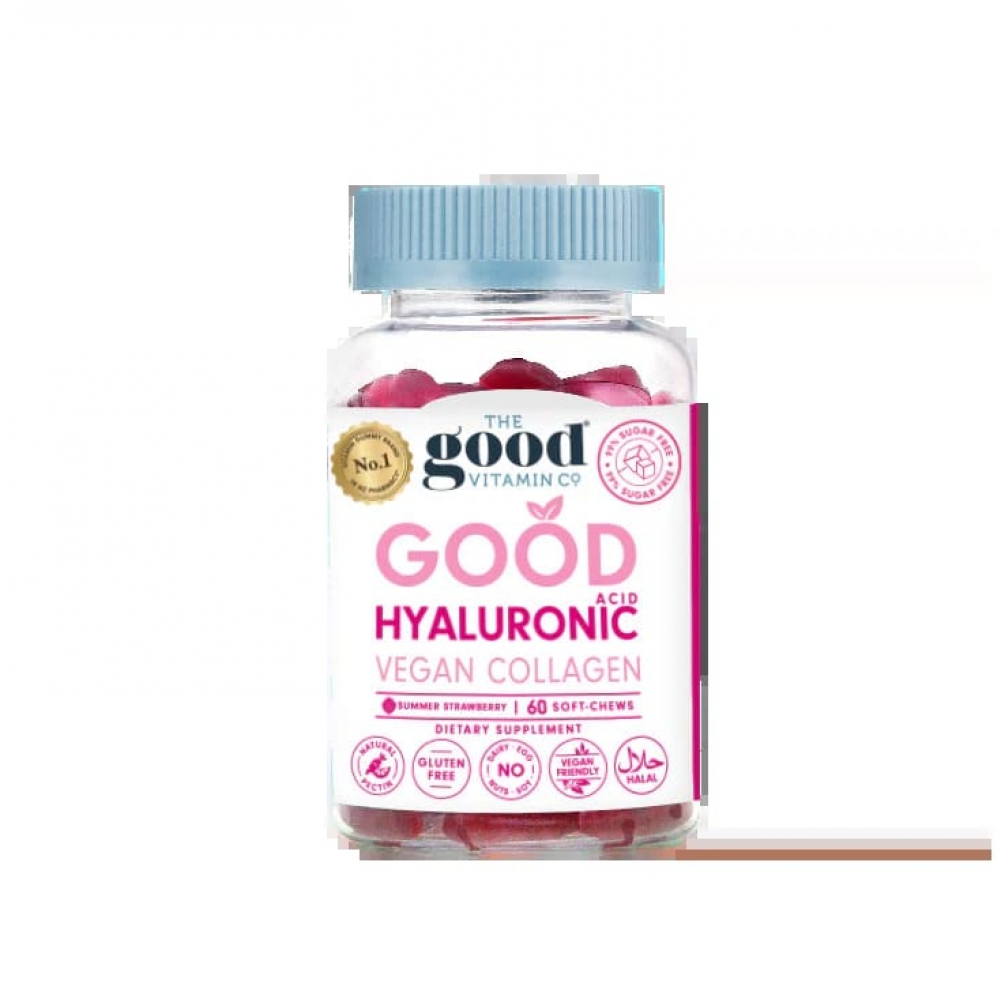 Good Vitamin 成人玻尿酸纯素胶原软糖 60粒