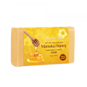 Alpine Silk 麦卢卡蜂蜜蜂胶温和香皂 120g