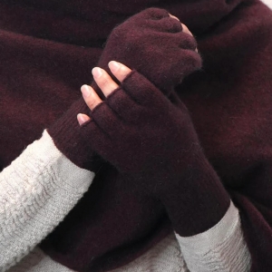 【KAPEKA买四赠一可混搭】 新西兰美丽诺羊毛无指手套(多色可选)