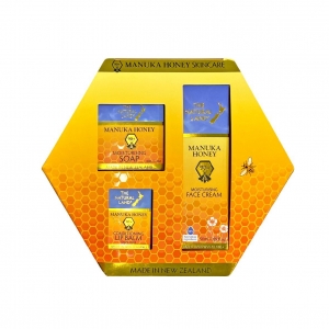 【同品牌买三赠一可混搭】 The Natural Land 麦卢卡蜂蜜三件套多边形礼盒