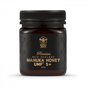 【同品牌满200纽币送15+口腔喷雾】 Manuka South麦卢卡蜂蜜5+ 250克