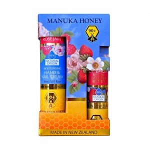 【同品牌买三赠一可混搭】 The Natural Land 草莓覆盆子润唇膏 & 护手霜套装