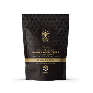 【同品牌满1000纽币送5+麦卢卡蜂蜜】 Manuka South 蜂胶蜂蜜润喉糖 柠檬味 50 粒