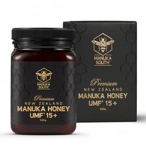 【同品牌满200纽币送15+口腔喷雾】 Manuka South 麦卢卡蜂蜜 UMF15+ 500克装