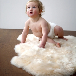 Auskin 婴幼儿100%长毛羊毛毯