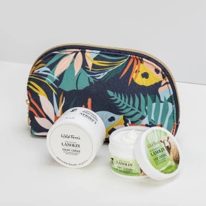 【同品牌满$70赠1护手霜】 帕氏Wildferns绵羊油护肤化妆包套装（日霜/晚霜/化妆包）