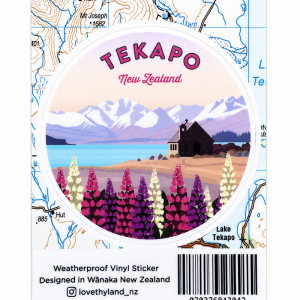 新西兰Tekapo Lupins 特卡波鲁冰花贴纸