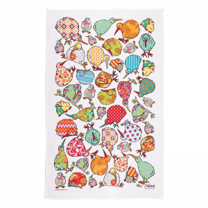 新西兰万花筒奇异鸟茶巾 (48 × 76厘米)